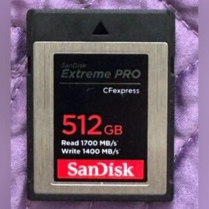 Barely used SanDisk Extreme
PRO CFexpress
